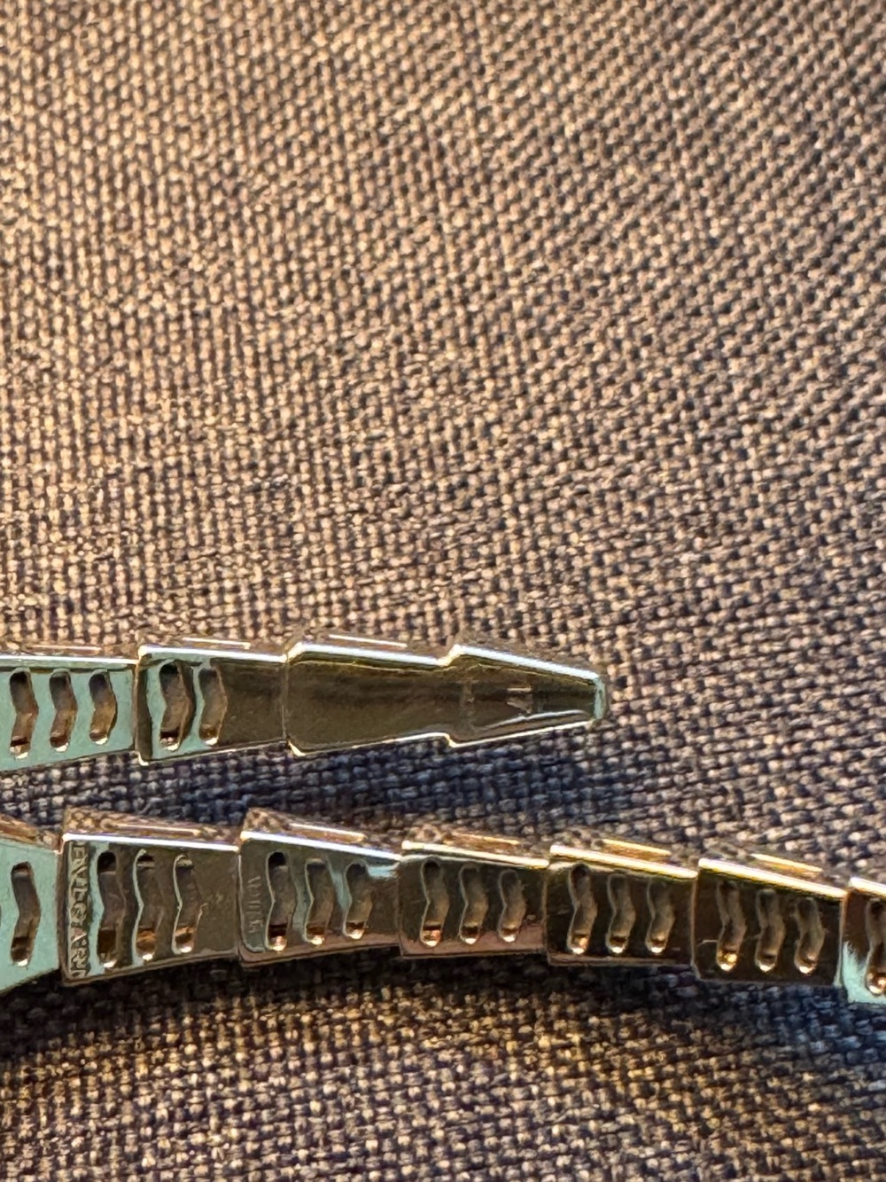 Bulgari Gold Snake Wrap Bracelet with Crystal Heads - Picture 10 of 12